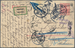 China - Besonderheiten: 1913, 10 Pfg. Stationery Card Sent From "BERLIN NW 21-10.1.13" To Tongku. Se - Sonstige & Ohne Zuordnung