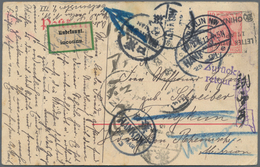 China - Besonderheiten: 1913, 10 Pfg. Stationery Card Sent From "BERLIN NW 21-10.1.13" To Tongku. Se - Altri & Non Classificati