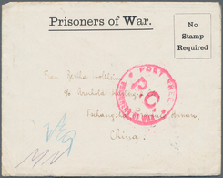 China - Besonderheiten: 1916. Prisoner Of War Envelope (containing Letter) Headed 'Prisoners Of War' - Autres & Non Classés