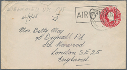 China - Taiwan (Formosa): 1945. United States 2c Red Postal Stationery Envelope Surcharged 'Air Mail - Altri & Non Classificati