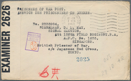 China - Taiwan (Formosa): 1943. Stamp-less Envelope Headed 'Service Des Prisonniers De Guerre' Addre - Altri & Non Classificati