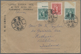 China - Taiwan (Formosa): 1947, Presidents Birthday $1, $2, $7 With Definitives $20 (2), $200 Tied " - Sonstige & Ohne Zuordnung