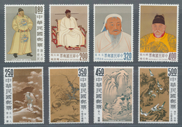 China - Taiwan (Formosa): Gemäldeausgaben Von 1962 Und 1966, Einwandfreie Postfrische Erhaltung. - Andere & Zonder Classificatie