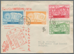 China - Volksrepublik: 1952, Taiping Revolution Set On Cacheted FDC Tied "SHANGHAI South Rd. 51.12.1 - Autres & Non Classés