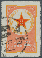 China - Volksrepublik - Militärpostmarken: 1953, Army $800, Canc. "Shensi 195x.9.7" (Michel Cat. 200 - Militaire Vrijstelling Van Portkosten