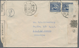 Japanische Besetzung  WK II - China - Zentralchina / Central China: 1940 Censored Cover (small Corne - 1943-45 Shanghai & Nankin