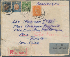 Japanische Besetzung  WK II - China - Zentralchina / Central China: 1940, $4.90 Franking Tied "SHANG - 1943-45 Shanghai & Nanjing