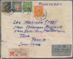 Japanische Besetzung  WK II - China - Zentralchina / Central China: 1940, $4.90 Franking Tied "SHANG - 1943-45 Shanghai & Nanking