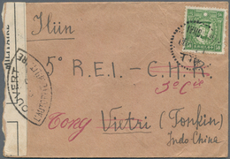 Japanische Besetzung  WK II - China - Zentralchina / Central China: 1940, Small Size Censored Cover - 1943-45 Shanghai & Nanjing