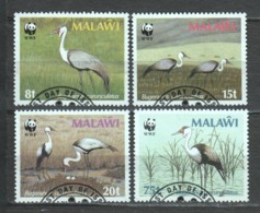 Malawi 1987 Mi 477-480 WWF BIRDS - Gebruikt