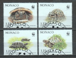 Monaco 1991 Mi 2046-2049 WWF TURTLES - Usati