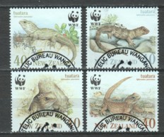 New Zealand 1991 Mi 1160-1163 WWF REPTILES - Used Stamps