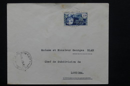 AEF - Enveloppe Commerciale De Brazzaville Pour Loudima En 1939 - L 21415 - Brieven En Documenten