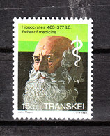 Transkei - 1982. Ippocrate, Padre Della Medicina. Hippocrates, Father Of Medicine. MNH - Medicina