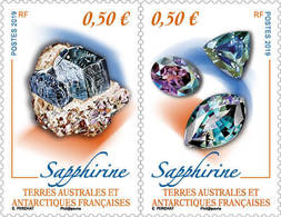 TAAF  2019   Saphirrine   Edelstenen Gemstones        Postfris/mnh/neuf - Unused Stamps