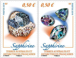 TAAF  2019   Saphirrine   Edelstenen Gemstones        Postfris/mnh/neuf - Nuevos