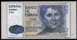 Spain - 2018 - Numismatics - 500 Pesetas Banknote - Mint Stamp - Neufs