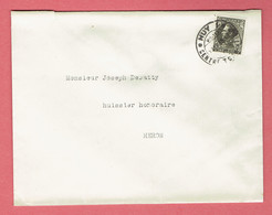 M - Lettre 155x120 - Oblitération Huy 1 Touristique Le 13-10-1935 Sur 401 - 1934-1935 Leopold III