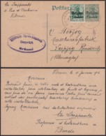 Belgique 1917 - EP Vilvoorde Vers Allemagne + Censure Vers Un Camps (AIX2703) DC1673 - Duitse Bezetting