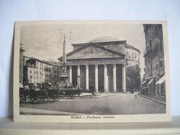 1921 - Roma - 2 Francobollo Da 15 Cent. V. Emanuele - Pantheon Agrippa Esterno - Animata Carrozze - Panthéon