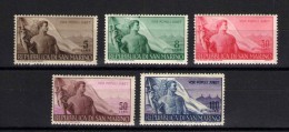 SAN MARINO 1948 LAVORO ** MNH LUSSO - Unused Stamps