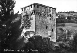 D8999 " TORINO - VILLARBASSE - MT.420 - IL TORRAZZO " CART ORIG.  SPED 1951 - Autres Monuments, édifices