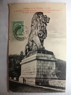 Carte Postale Belgique - Barrage De La Gileppe - Le Lion  (Petit Format Noir Et Blanc Oblitérée 1909 Timbre 5 Centimes ) - Gileppe (Barrage)