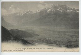 Aigle Et Dent Du Midi Vus De Corbeyrier - Corbeyrier