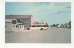 RAPID CITY, Manitoba, Canada,  Main Street & Stores, "Roadside Canada" Bus, 1960's Chrome Postcard - Sonstige & Ohne Zuordnung