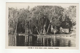 Lake Rosseau, Muskoka Lakes, Ontario, Canada, Cabins At Edina Beach Lodge, Old RPPC, Muskoka County - Muskoka