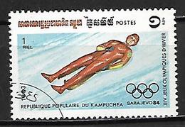 KAMPUCHEA     -    LUGE   -    Oblitéré - Winter (Other)