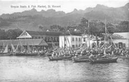 Nevis / 12 - St. Vincent - Bequia Boats And Fish Market - Autres & Non Classés