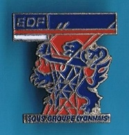 1 PIN'S //  ** EDF // SOUS GROUPE LYONNAIS ** - EDF GDF