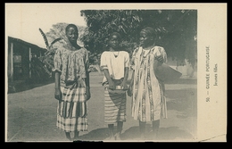 GUINÉ-BISSAU - COSTUMES - Jeunes Filles ( Ed. Foto D.A. Longuet Nº 50) Carte Postale - Guinea Bissau