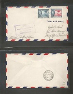 Airmails - World. 1941 (14 Dec) Gambia - USA. First Flight, Special Cachet. 2 Sh Stamp. Fine. Addressed To Trinidad, Bri - Sonstige & Ohne Zuordnung