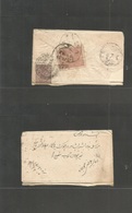 Afghanistan. 1925. Reverse Fkd Envelope, Local Depart Oval Ds + British India Used In Pakistan 1a Brown Tied Landikhana  - Afganistán