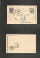 Argentina - Stationery. 1892 (27 Dec) Tuauman - Germany, Siegen (24 Jan 93) 4c Green Stat Letter Sheet + 2c Adtl, Cds +  - Otros & Sin Clasificación