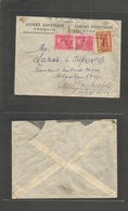 Austrian Levant. 1903 (6 Nov) Janina (Greece) - Constantinople, Turkey. 70 Centimos Rate Multifkd Comercial Envelope Fro - Andere & Zonder Classificatie