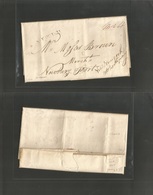 D.W.I.. 1794 (7 Oct) St. Thomas - USA, Newbury Port (Nov 4) Via NY (Oct 31) / "Captain Harthaway" Endorsed On Front. VF  - Antillen