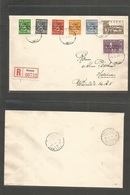 Finland. 1941 (1 Oct) Karelia. Annus - Helsinki (5 Oct) Ovptd Issue Registered Multifkd Env + R-label. VF. - Otros & Sin Clasificación