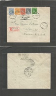 Finland. 1942 (16 Febr) Vitele - Helsinki (18 Feb) Ita - Karjala Ovptd Issue. Registered Multifkd Envelope. - Sonstige & Ohne Zuordnung