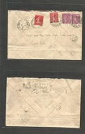 France - Xx. 1927 (9 Dec) Marolles Les Bramints, Sarthe - USA, Chapel Hill, NC. Semeuse Multifkd Envelope. Early Designs - Andere & Zonder Classificatie