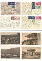 France - Xx. 1936-37. 4 Multifkd Air Usages To Sweden. Fine Unusual Trio. Includes Comm + Semeuse Usages. - Otros & Sin Clasificación