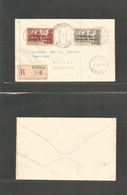 Frc - Cameroun. 1941 (9 Abr) Spitfire + De Gaulle Ovptd Issue. Donale Local Registered Censored Envelope Cds + VF. - Otros & Sin Clasificación