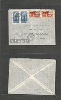 Frc - Congo. 1937 (14 Jan) AEF - Oubangui Chari. Pointe Noire - Switzerland, Payerne. Mixed Usages Mutlfkd Envelope, Cds - Andere & Zonder Classificatie