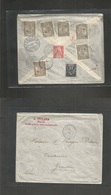 Frc - Madagascar. 1912 (18 Aug) Moheli + Madagascar Mixed Issues Franking Usage. Fanolapana, Ifnadiana - Switzzerland, Y - Andere & Zonder Classificatie