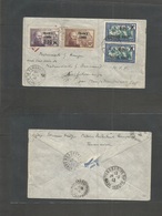 Frc - Madagascar. 1943 (28 June) FRANCE LIBRE. Tananarive - Ambato Manga (2 July) Multifkd Envelope On Internal Usage, O - Otros & Sin Clasificación