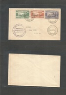 Frc - New Hebrides. 1941 (28 Oct) FRANCE LIBRE. French PO. Post Vila - USA, NYC. Dual Language Censored. Multifkd Ovptd  - Other & Unclassified