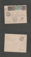 Frc - Senegal. 1899 (10 Aug) S. Louis - Switzerland, Bern (22 Aug) Registered Multifkd Env, Cds. Nice Usage. - Other & Unclassified