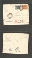 Georgia. 1920 (18 Apr) Tiflis - Batimo (20 April) Registered Multifkd Env, Tied Bilingual Cds + R-label. VF Used. - Georgië